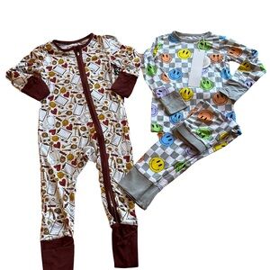 Snuggle Bums Kids Bamboo Pajamas 4T NWT and June Kate Co